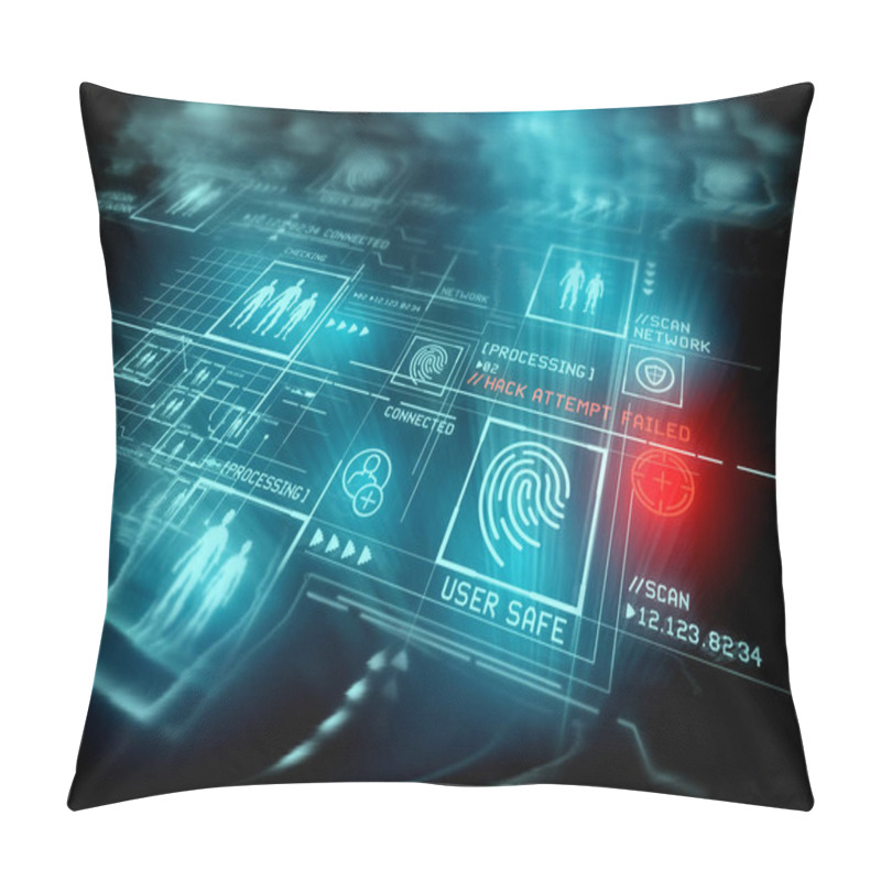 Personality  Digital Security ID Protection Pillow Covers