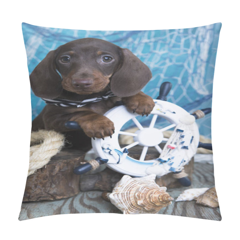 Personality  Dachshund Mother Dogs And Puppy  Pillow Covers