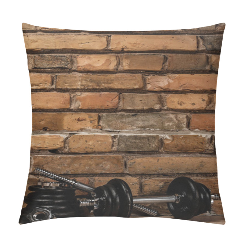 Personality  Heavy Black Dumbbells Pillow Covers