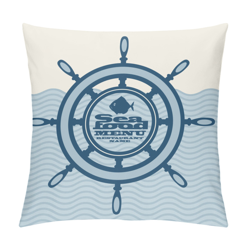 Personality  Ship Wheel Pillow Covers