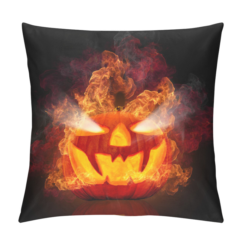 Personality  Burning Pumpkin Pillow Covers