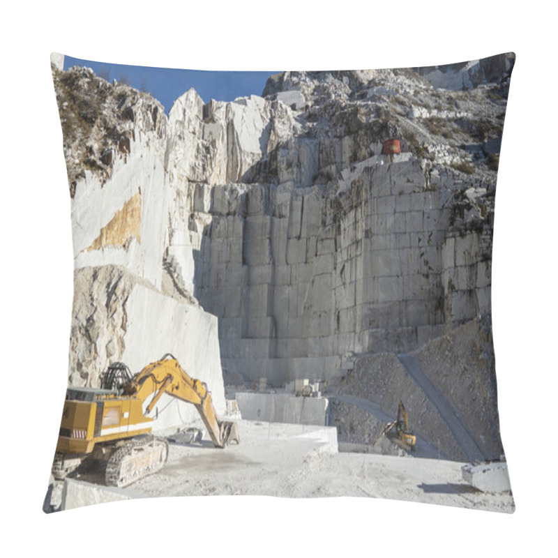 Personality  Marble Quarries In Carrara, Tuscany, Italy Pillow Covers