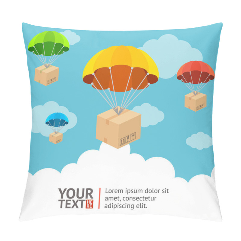 Personality  Vector Parachute Card Pillow Covers