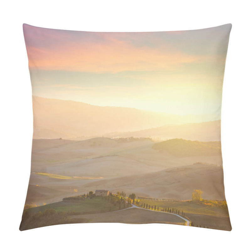 Personality  Sunny Tuscany Landscape Pillow Covers