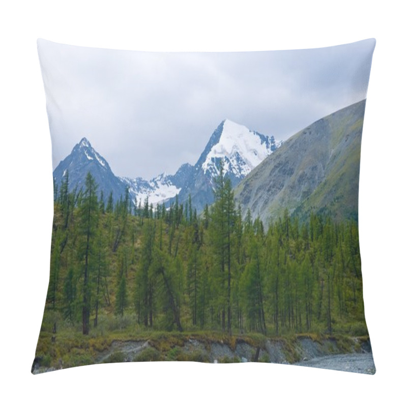 Personality  Pine Forest And High Mountains Pillow Covers