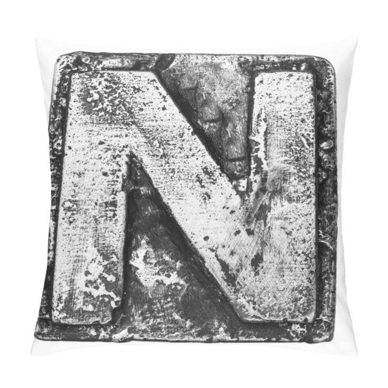 Personality  Metal Letter Pillow Covers