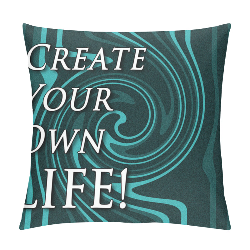 Personality  Abstract Illustration Background- Inspirational Pillow Covers