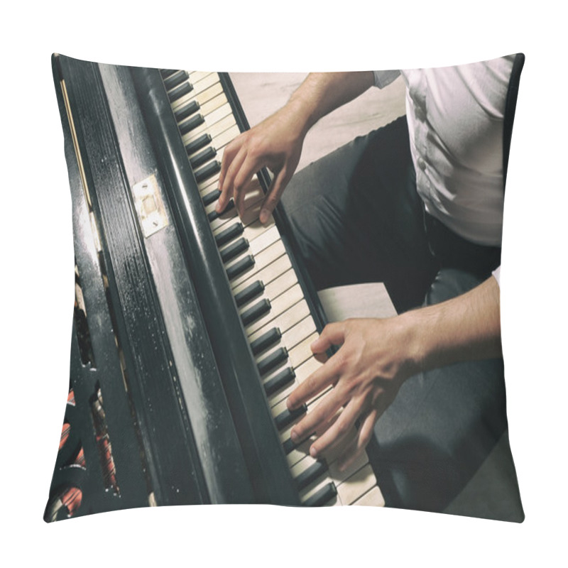 Personality  Musician Playing Piano Pillow Covers