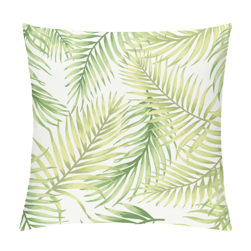 Personality  Seamless Exotic Pattern With Tropical Leaves Pillow Covers