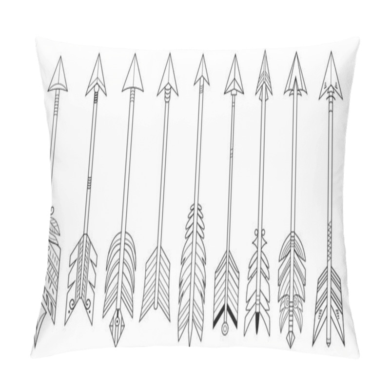 Personality  A Large Collection Of Boho-style Arrows Designed For Creative Projects, Including Boho-themed Designs, Tattoos, And More. Perfect For Posters, Invitations, Branding, Crafts, And Tattoo Inspiration.  Pillow Covers