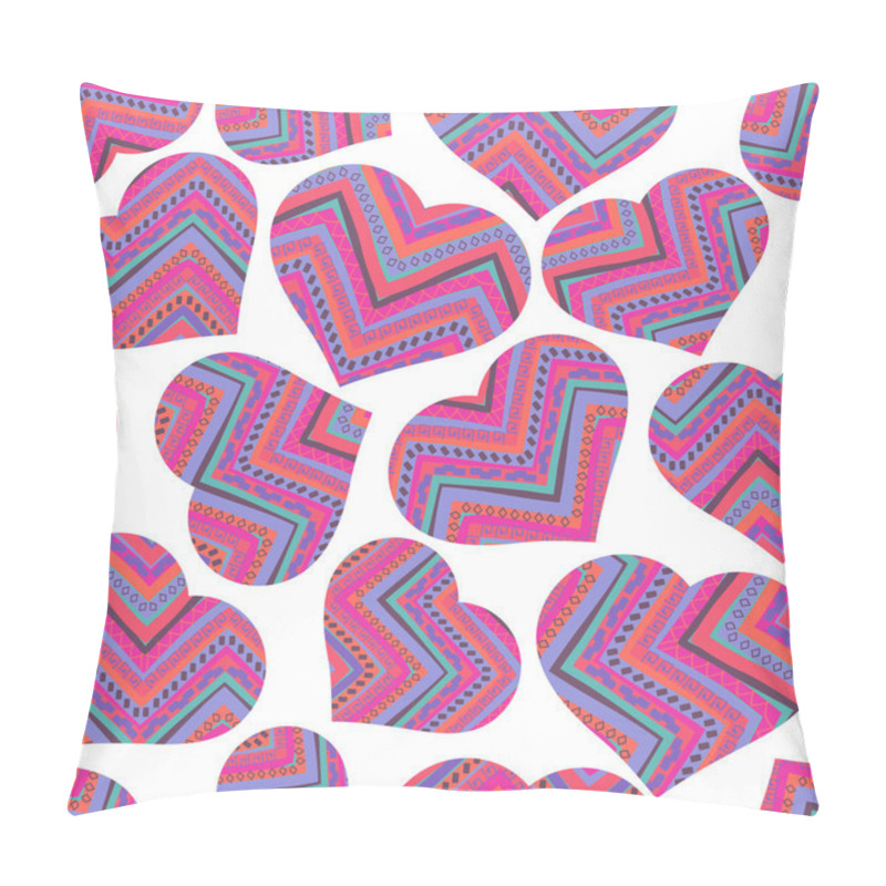 Personality  Valentine's Day Pattern Background Pillow Covers