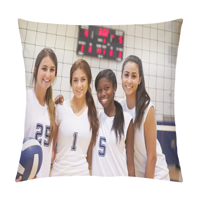 Personality  Members Of Female Volleyball Team Pillow Covers