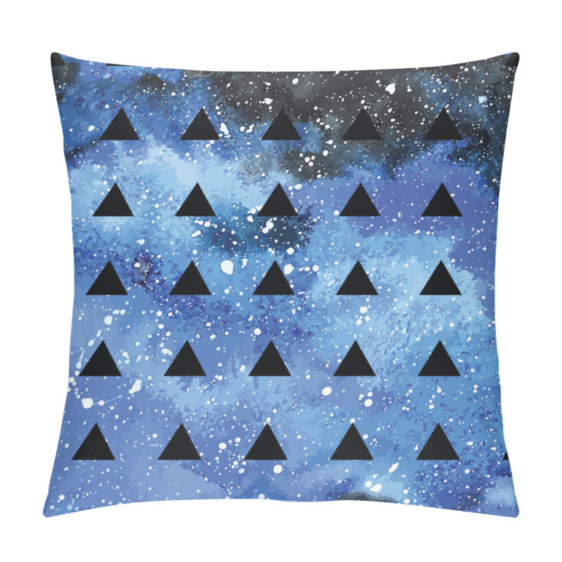 Personality  Galaxy Seamless Pattern. Pillow Covers