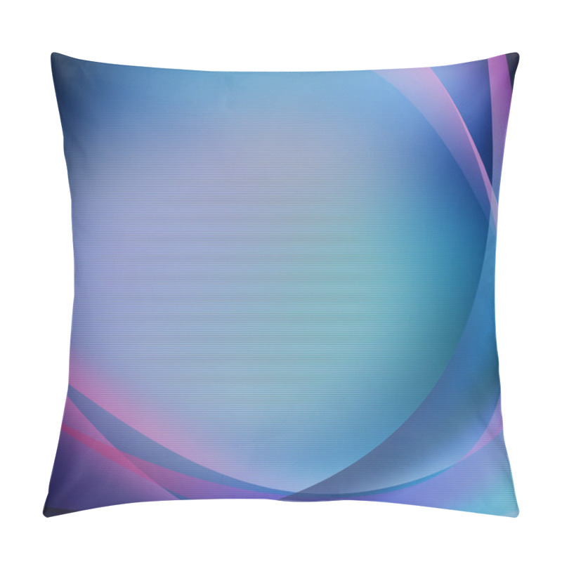 Personality  Blue Abstract Background Horizontal Lines Texture Pillow Covers