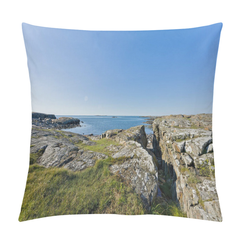 Personality  Seashore View On The Skerry Island Of Roeroe Pillow Covers