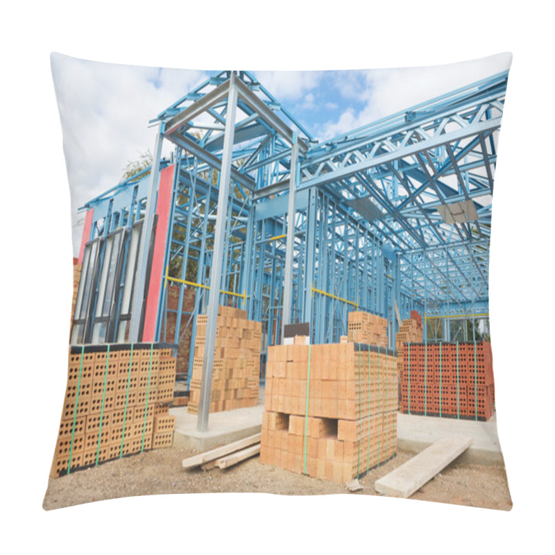 Personality  New Home Construction Framing. Pillow Covers