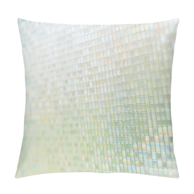 Personality  Seamless Blue Glass Tiles Texture Background Pillow Covers