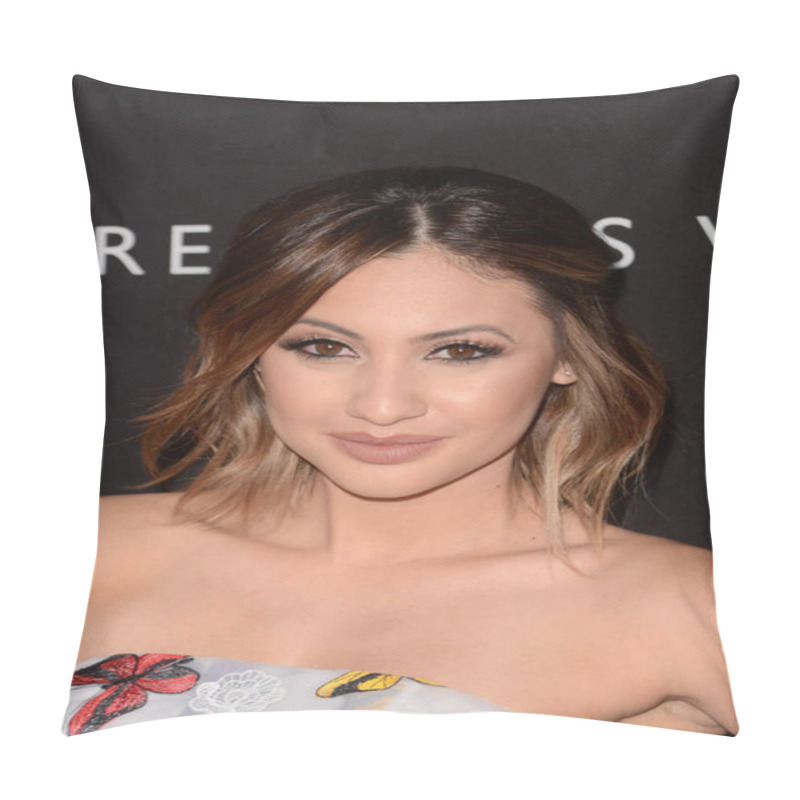 Personality  American Actress Francia Raisa Pillow Covers