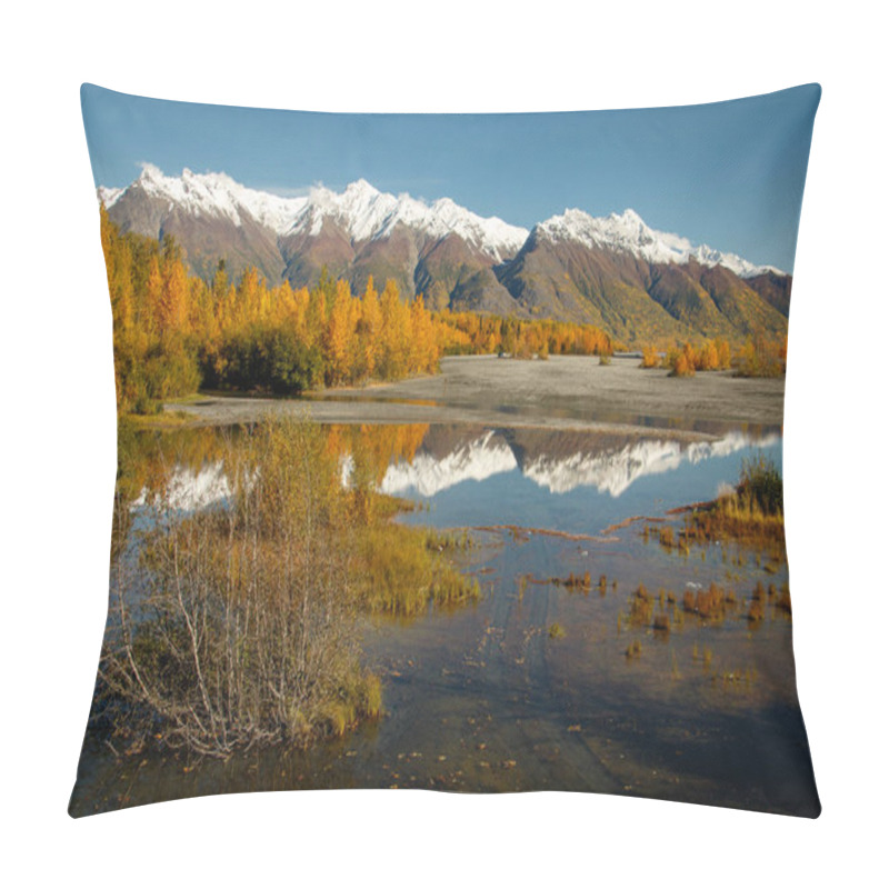 Personality  Glenn HWY, One Of The Most Scenic Routes In Alaska Pillow Covers