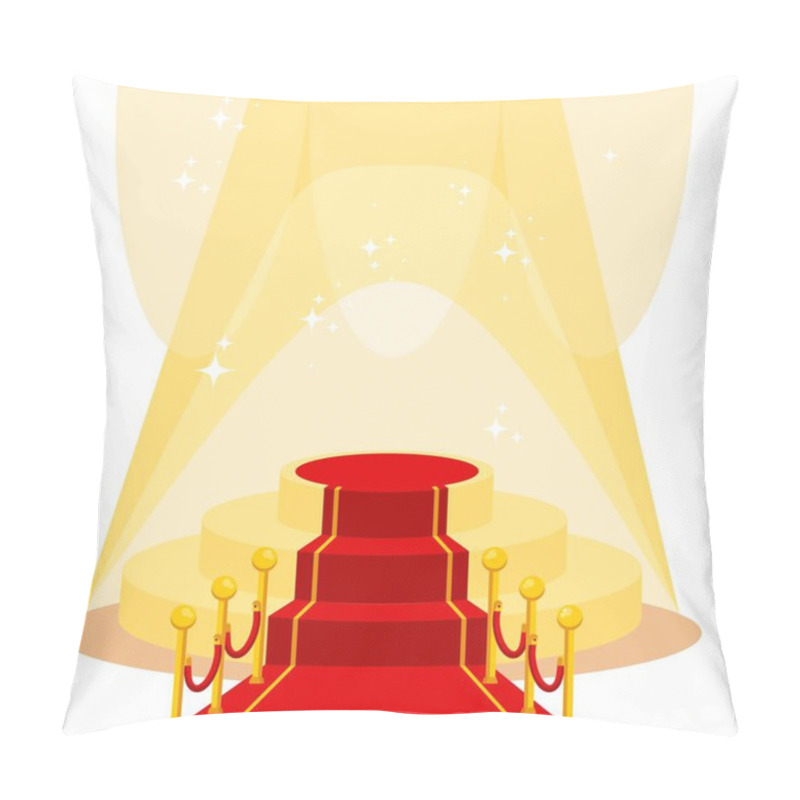 Personality  Red Carpet With Light Pillow Covers