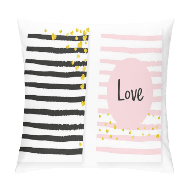 Personality  Bridal Shower Set With Dots And Sequins. Wedding Invitation Card Pillow Covers