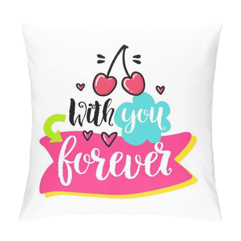 Personality  Vector Hand Drawn Lettering Poster Pillow Covers