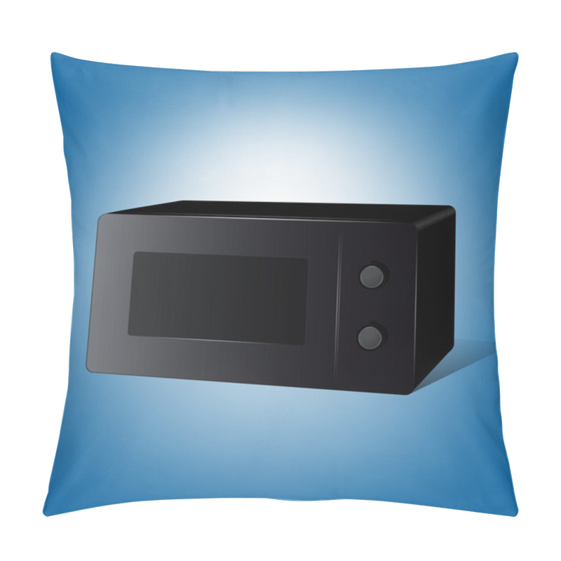 Personality  Vector Microwave Stove. Vector Illustration.  Pillow Covers