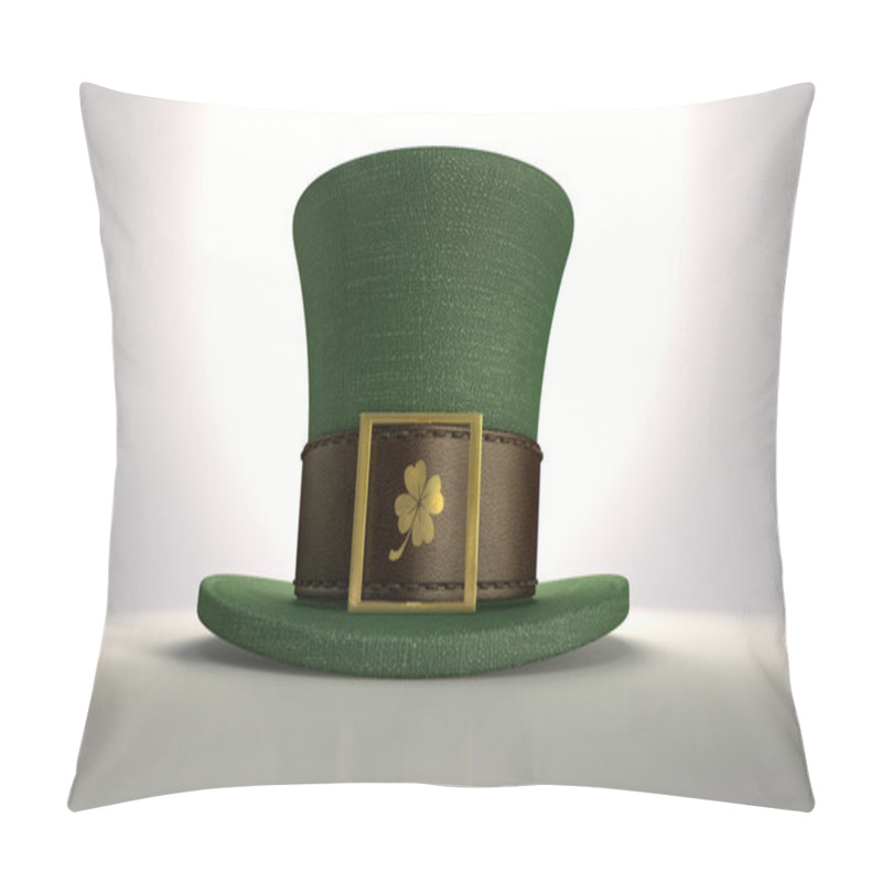 Personality  Green Leprechaun Shamrock Hat Pillow Covers