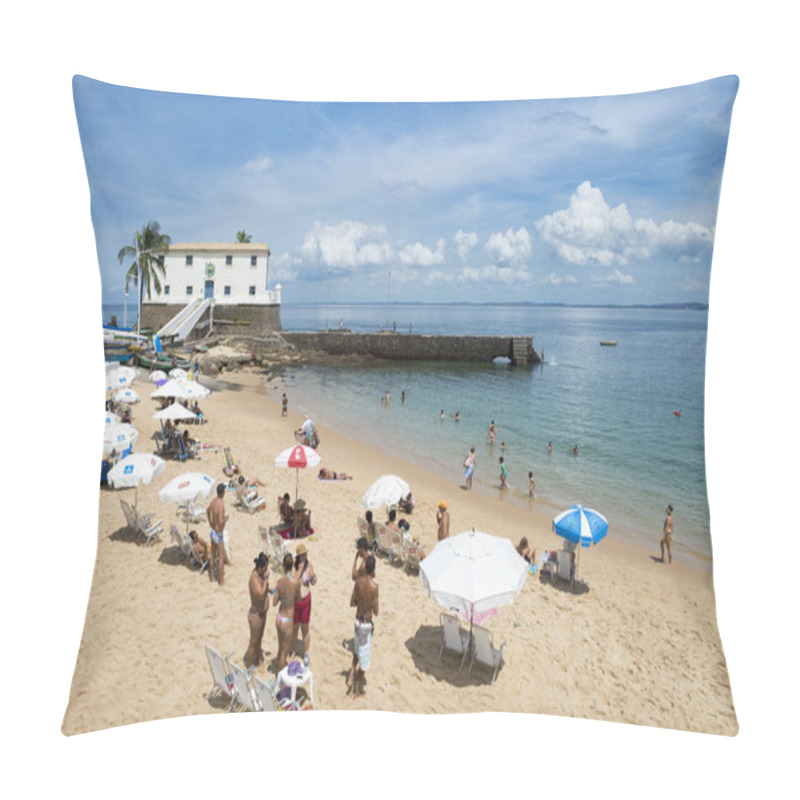 Personality  Porto Da Barra Beach Salvador Bahia Brazil Pillow Covers