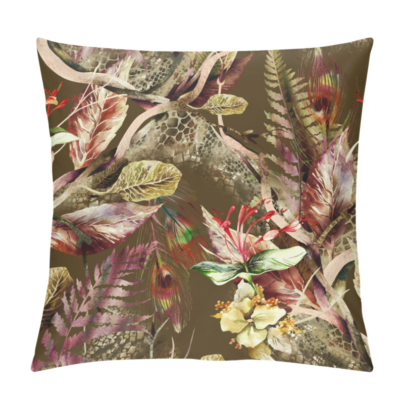 Personality  Floral Seamless Pattern Pillow Covers