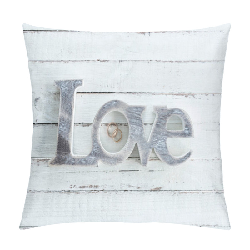 Personality  Wedding Rings And Love Symbol  Pillow Covers