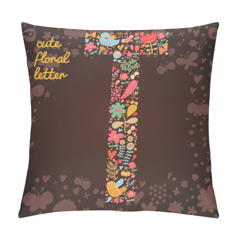 Personality  The Letter T. Pillow Covers