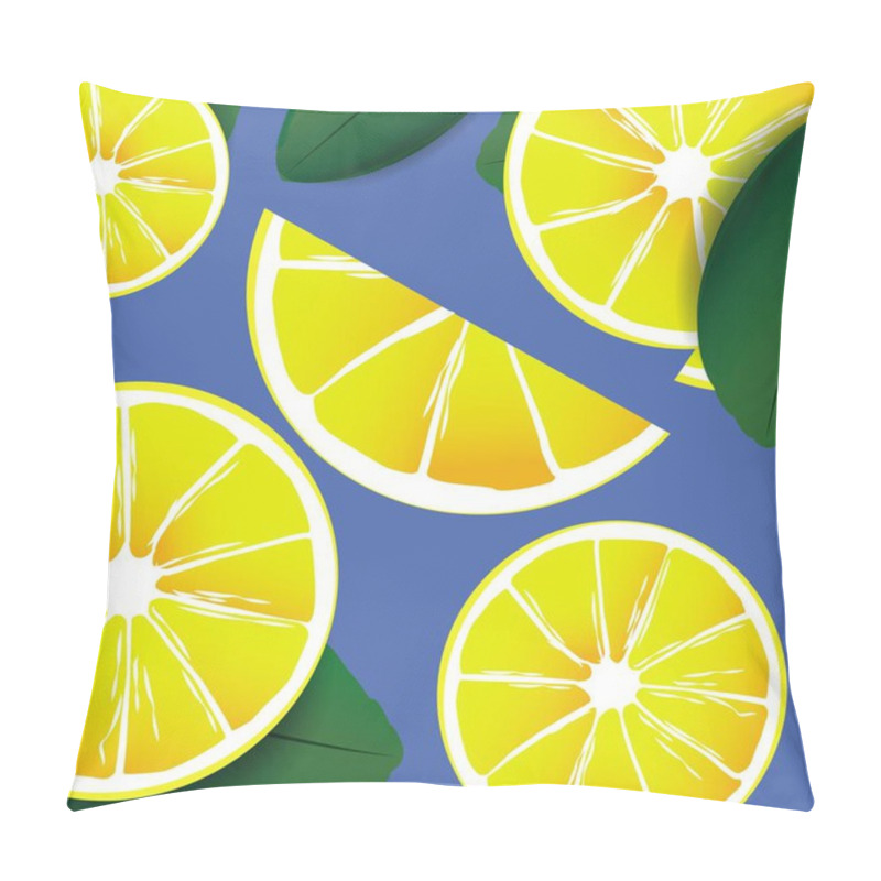 Personality  Big Lime Slices Background Pattern Pillow Covers