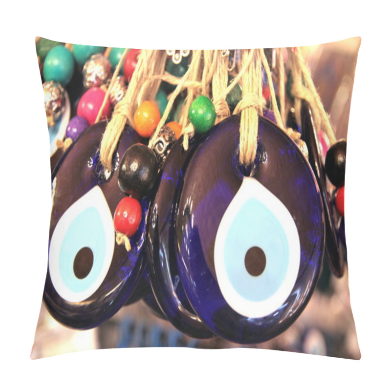 Personality  Turkish Superstition Evil Eye Beads Pillow Covers