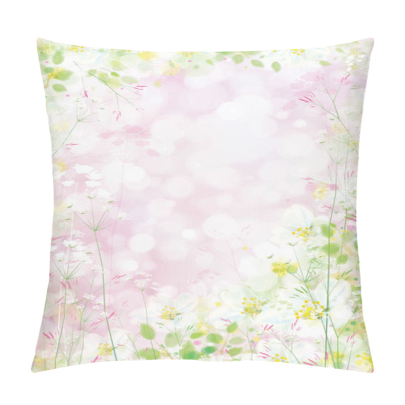 Personality  Spring Floral Background. Pillow Covers