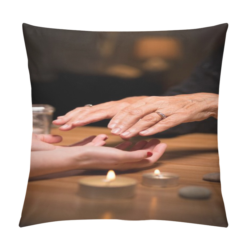 Personality  Seeing Future From Palms  Pillow Covers