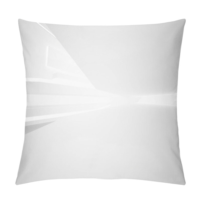 Personality  Abstract Architecture. 3D Illustration.  Pillow Covers