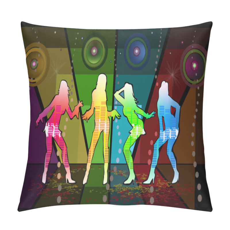 Personality  Dancing Girls Pillow Covers