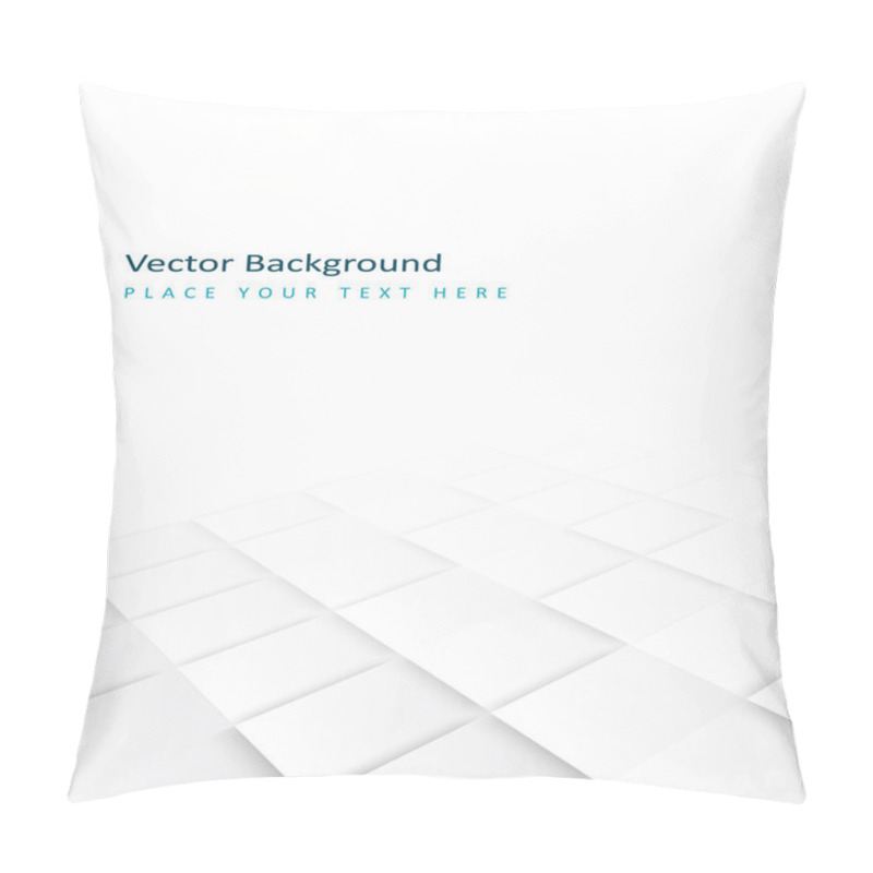 Personality  Abstract Perspective Background With Square Tiles Pillow Covers