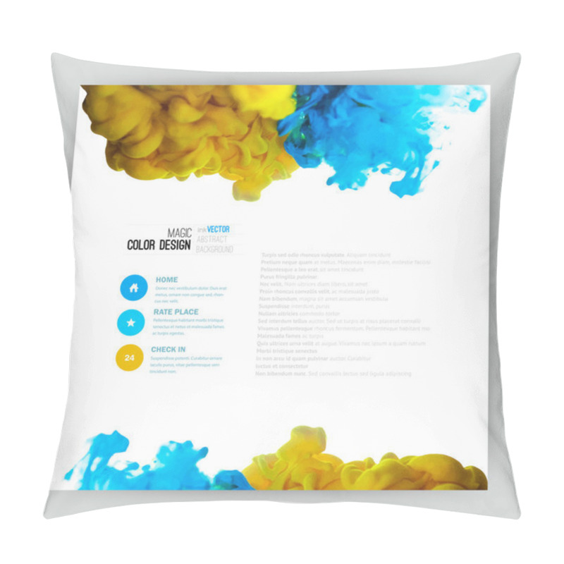 Personality  Vector Abstract Cloud. Pillow Covers