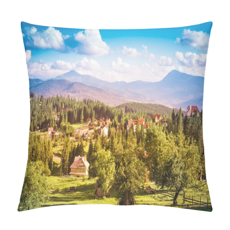 Personality  Summer Day In The Mountain Pillow Covers