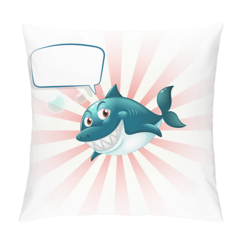 Personality  A Shark With An Empty Callout Pillow Covers