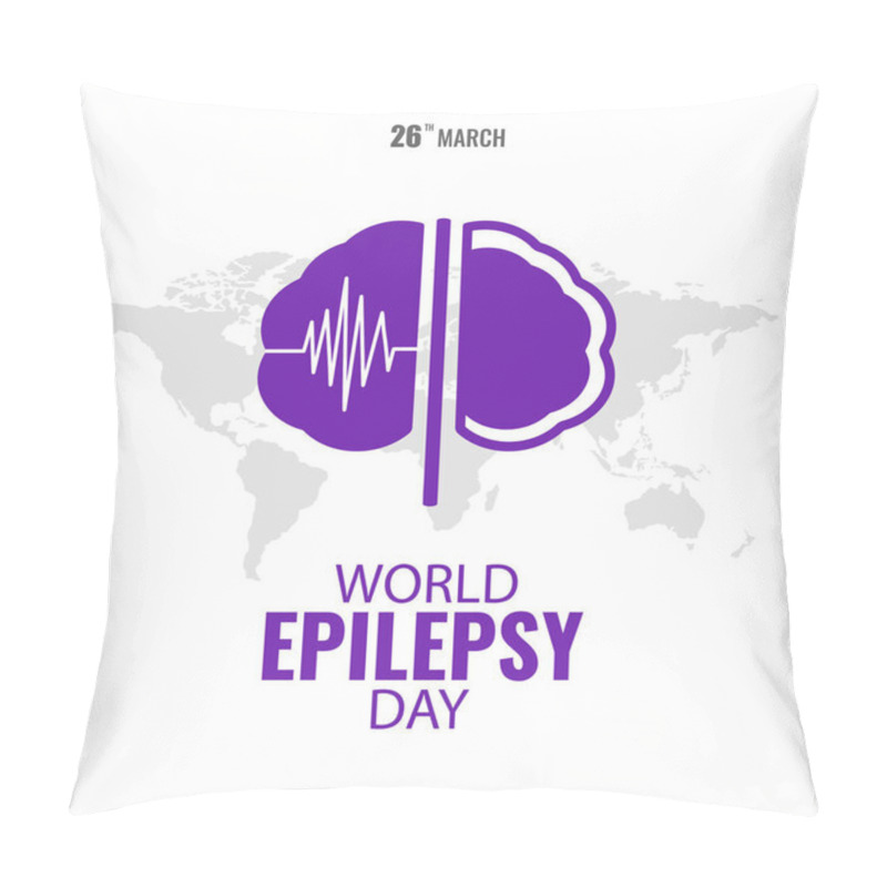 Personality  Epilepsy Day. Pillow Covers