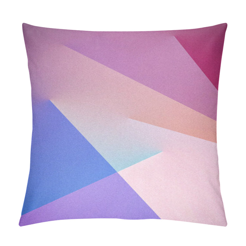 Personality  Vertical Abstract Background Blending Pink, Purple, And Blue Hues, Enhanced By A Grainy Texture And Geometric Shapes, Ideal For Banners, Wallpapers, And Digital Art Pillow Covers