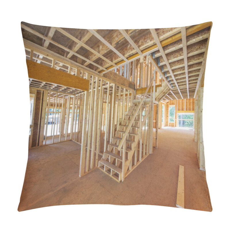 Personality  New House Construction Interior Framing Pillow Covers