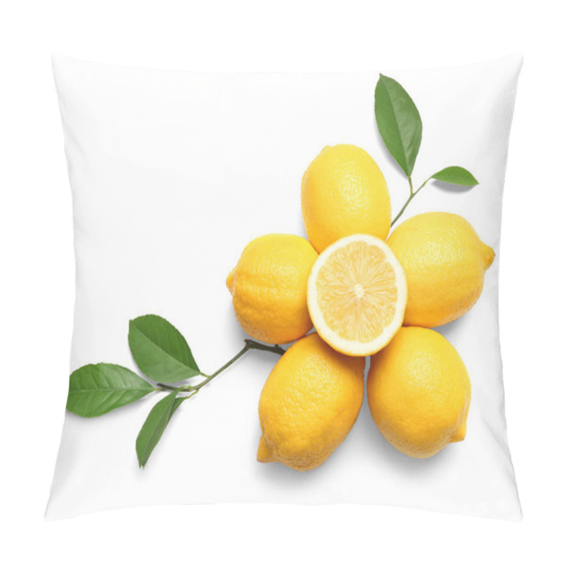 Personality  Composition Of Delicious Lemons  Pillow Covers