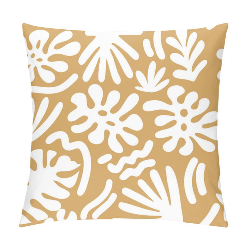 Personality  Tremdy Pattern  Background With Abstract Floral And Leaf Patterns Pillow Covers