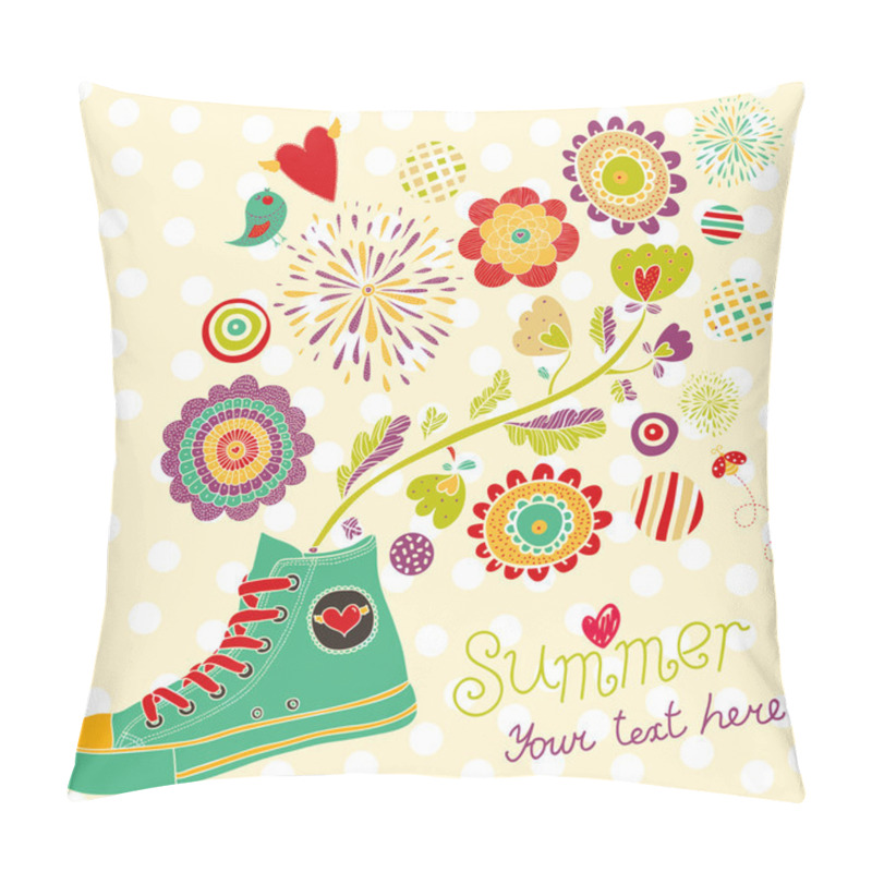 Personality  Summertime. Pillow Covers