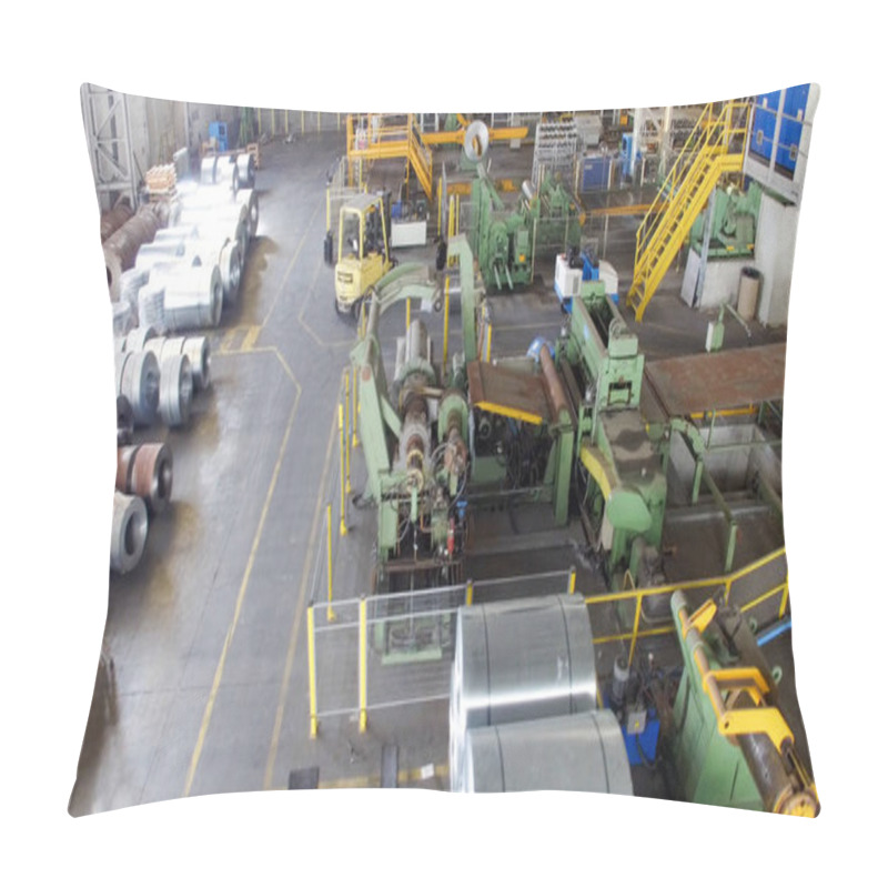 Personality  Packed Rolls Of Steel Sheet, Cold Rolled Steel Coils, Aerial Vie Pillow Covers