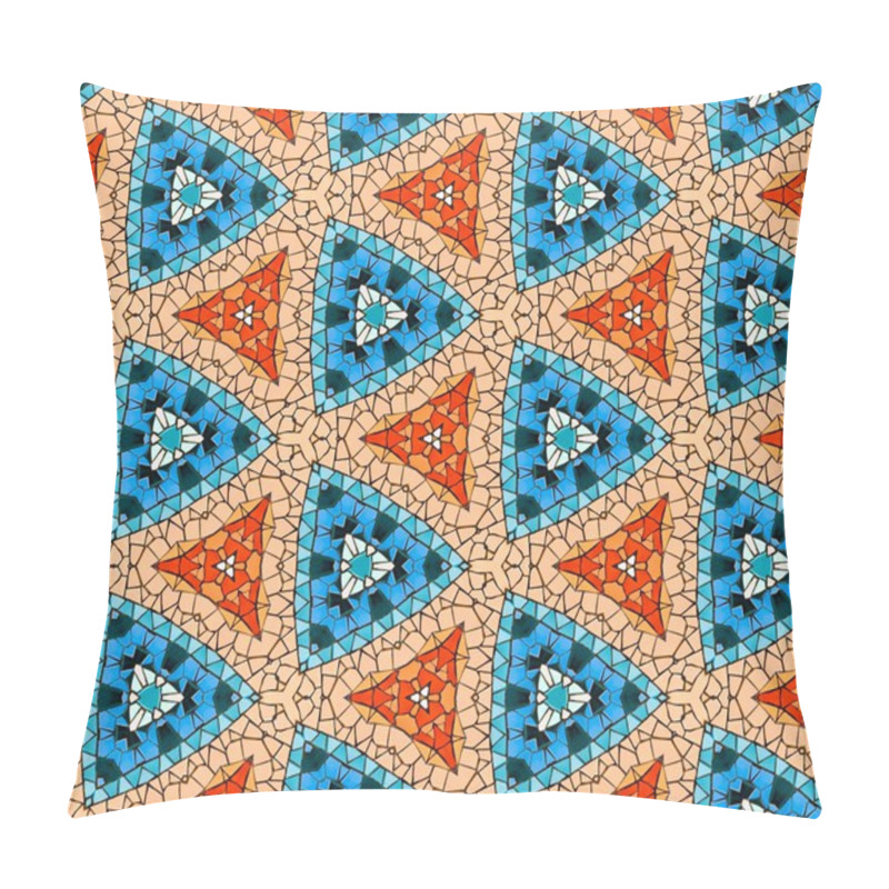 Personality  Seamlessly Tiled Kaleidoscopic Mosaic Pattern Pillow Covers